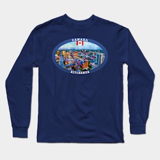 Kitchener Canada Travel Long Sleeve T-Shirt